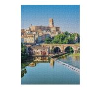Puzzles 52x38cm/1000pcsPour Adolescents Albi City Puzzle Jeux De Famille Décoration Intérieure Cadeaux Anti-Stress 52x38cm/1000pcs