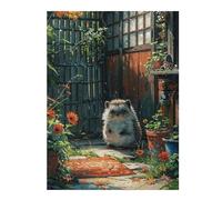 Puzzles 52x38cm/1000pcsPour Adolescents Cute Hedgehog Greenhouse Puzzles À Monter Soi-même, Jouets De Course À La Main, Une Offre Idéale comme Cadeau pour Toute La Famille 52x38cm/1000pcs