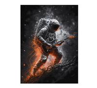 Puzzles 52x38cm/1000pcsPour Adolescents Guitar in Space Puzzles pour Adultes Jouets Anti-Stress Cadeaux d'anniversaire pour Les Amis Et La Famille 52x38cm/1000pcs
