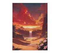 Puzzles 52x38cm/1000pcsPour Adolescents Mirage Lagoon Puzzles pour Adultes Jouets Anti-Stress Cadeaux d'anniversaire pour Les Amis Et La Famille 52x38cm/1000pcs