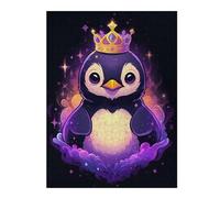 Puzzles 52x38cm/1000pcsPour Adolescents Penguin Space King Puzzle Jeux De Famille Décoration Intérieure Cadeaux Anti-Stress 52x38cm/1000pcs