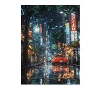 Puzzles 52x38cm/1000pcsPour Adolescents Rainy Night in Tokyo Puzzles À Monter Soi-même, Jouets De Course À La Main, Une Offre Idéale comme Cadeau pour Toute La Famille 52x38cm/1000pcs