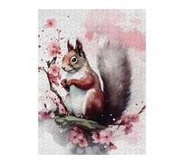 Puzzles 52x38cm/1000pcsPour Adolescents Squirrel Puzzles pour Adultes Jouets Anti-Stress Cadeaux d'anniversaire pour Les Amis Et La Famille 52x38cm/1000pcs