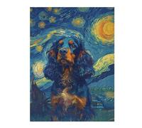 Puzzles 52x38cm/1000pcsPour Adolescents Starrynight Cocker Spaniel Puzzles À Monter Soi-même, Jouets De Course À La Main, Une Offre Idéale comme Cadeau pour Toute La Famille 52x38cm/1000pcs
