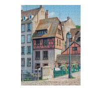 Puzzles 52x38cm/1000pcsPour Adolescents Strasbourg Architecture Puzzle pour Adultes Jeux De Détente Décoration Parfaite Défi Éducatif 52x38cm/1000pcs