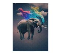Puzzles 52x38cm/1000pcsPour Adultes Elephants Flying Casse-têtes pour Adultes, Jeu De Réflexion Difficile, Cadeau d'anniversaire Unique 52x38cm/1000pcs