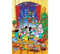 Puzzles 600 pièces : XMAS 40e anniversaire - Mickey Mouse et Amis / Noel