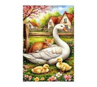 Puzzles 70 Pièces Adultes Animaux Ferme, Jouet Educatif Développe Observation et Logique, Puzzle Adultes 70 Pièces 20 x 15 cm