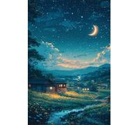 Puzzles 70 Pièces Adultes Chalet Moon River 20x15 cm, Jeu éducatif Défi Jouet Développe Observation et Logique, Puzzle 70 Pieces
