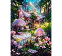 Puzzles 70 Pièces Adultes Château Fantastique 20x15 cm, Jeu éducatif Défi Jouet Développe Observation et Logique, Puzzle 70 Pieces