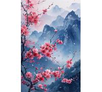 Puzzles 70 Pièces Adultes Fleurs Roses des Montagnes 20 x 15 cm Jeu Educatif Puzzle Impossible Puzzle Adultes 70 Pièces Puzzles