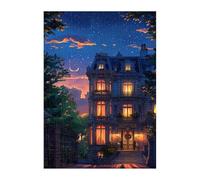Puzzles 70 Pièces Adultes Paysage Château, Jouet Educatif Développe Observation et Logique, Puzzle Adultes 70 Pièces 20 x 15 cm