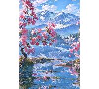 Puzzles 700 Pièces Adultes Fleurs Lacs Montagne 52x38 cm, Jeu éducatif Défi Jouet Développe Observation et Logique, Puzzle 700 Pieces