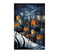 Puzzles 700 Pièces Adultes Paysage Campagne, Jouet Educatif Développe Observation et Logique, Puzzle Adultes 700 Pièces 52 x 38 cm