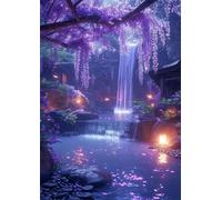 Puzzles 700 Pièces Adultes Paysage Cascade 52x38 cm, Jeu éducatif Défi Jouet Développe Observation et Logique, Puzzle 700 Pieces