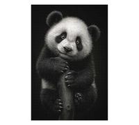 Puzzles 75x50cm/1000pcs Cute Panda Bear Portrait Casse-tête pour Adultes, Jeu De Réflexion, pour S'amuser en Famille, Cadeaux d'anniversaire Et De Noël Uniques 75x50cm/1000pcs
