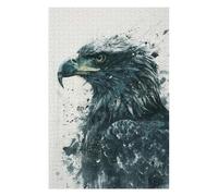Puzzles 75x50cm/1000pcs Eagle Majesty Painting Casse-tête pour Adultes, Jeu De Réflexion, pour S'amuser en Famille, Cadeaux d'anniversaire Et De Noël Uniques 75x50cm/1000pcs