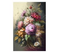 Puzzles 75x50cm/1000pcs Flower Art Series Style 4 Casse-tête pour Adultes, Jeu De Réflexion, pour S'amuser en Famille, Cadeaux d'anniversaire Et De Noël Uniques 75x50cm/1000pcs