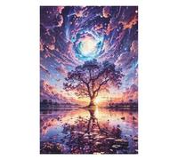 Puzzles 75x50cm/1000pcs Galactic Glade Reflections Casse-tête pour Adultes, Jeu De Réflexion, pour S'amuser en Famille, Cadeaux d'anniversaire Et De Noël Uniques 75x50cm/1000pcs