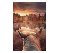 Puzzles 75x50cm/1000pcs Long Lonesome Ride Casse-tête pour Adultes, Jeu De Réflexion, pour S'amuser en Famille, Cadeaux d'anniversaire Et De Noël Uniques 75x50cm/1000pcs