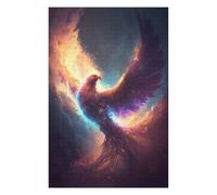 Puzzles 75x50cm/1000pcs Mystical Phoenix Casse-tête pour Adultes, Jeu De Réflexion, pour S'amuser en Famille, Cadeaux d'anniversaire Et De Noël Uniques 75x50cm/1000pcs
