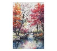 Puzzles 75x50cm/1000pcs pour Adolescents Bridge to Fall Puzzle pour Adultes Jeux De Détente Décoration Parfaite Défi Éducatif 75x50cm/1000pcs