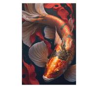 Puzzles 75x50cm/1000pcs pour Adolescents Carpe Koi Fish Puzzles À Monter Soi-même, Jouets De Course À La Main, Une Offre Idéale comme Cadeau pour Toute La Famille 75x50cm/1000pcs