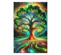 Puzzles 75x50cm/1000pcs pour Adolescents Celestial Roots Puzzles pour Adultes Jeu Manuel Améliore La Mémoire pour Les Joueurs 75x50cm/1000pcs