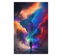 Puzzles 75x50cm/1000pcs pour Adolescents Colorful Clouds A Journey Through Vibrant Skies Puzzles pour Adultes Jeux De Famille Une Œuvre d'art À Offrir en Cadeau À Toute La Famille 75x50cm/1000pcs