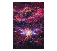 Puzzles 75x50cm/1000pcs pour Adolescents Cosmic Energy Burst Puzzle Adulte Jeu Manuel Décoration Parfaite Aide À Exercer Le Cerveau 75x50cm/1000pcs