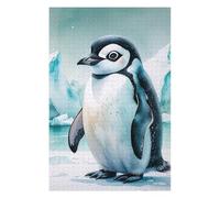 Puzzles 75x50cm/1000pcs pour Adolescents Cute Penguin Watercolor Puzzle Jeux De Détente Vacances À La Maison Passer Le Temps pour Les Jeux 75x50cm/1000pcs