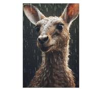 Puzzles 75x50cm/1000pcs pour Adolescents Cute Wet Kangaroo Jeux Relaxants pour Adultes Difficile Difficile Cadeaux pour Les Amis Et La Famille 75x50cm/1000pcs
