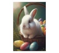 Puzzles 75x50cm/1000pcs pour Adolescents Easter Basket with Bunny-4 Jeux Relaxants pour Adultes Difficile Difficile Cadeaux pour Les Amis Et La Famille 75x50cm/1000pcs