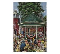 Puzzles 75x50cm/1000pcs pour Adolescents Elections Puzzles À Monter Soi-même, Jouets De Course À La Main, Une Offre Idéale comme Cadeau pour Toute La Famille 75x50cm/1000pcs