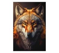 Puzzles 75x50cm/1000pcs pour Adolescents Epic Wolf Portrait Artwork Puzzle pour Adultes Jeu De Réflexion Analyse Et Logique Cadeaux pour Amis Et Famille 75x50cm/1000pcs