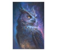 Puzzles 75x50cm/1000pcs pour Adolescents Galactic Owl Majesty -1 Puzzles pour Adultes Jeu Manuel Améliore La Mémoire pour Les Joueurs 75x50cm/1000pcs