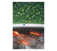 Puzzles 75x50cm/1000pcs pour Adolescents Global Warming Puzzles pour Adultes Jeu Manuel Améliore La Mémoire pour Les Joueurs 75x50cm/1000pcs