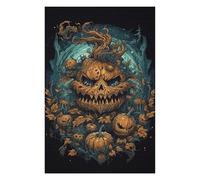 Puzzles 75x50cm/1000pcs pour Adolescents Halloween Pumpkin Puzzles pour Adultes Jeux De Société pour S'amuser en Famille Un pour Les Jeux 75x50cm/1000pcs