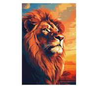 Puzzles 75x50cm/1000pcs pour Adolescents Lion Africa Pixel Art Jeux Relaxants pour Adultes Difficile Difficile Cadeaux pour Les Amis Et La Famille 75x50cm/1000pcs