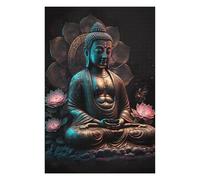 Puzzles 75x50cm/1000pcs pour Adolescents Lotus Enlightenment Statue -2 Puzzle pour Adultes Jeux Familiaux mais Amusants Et Humoristiques Défi Éducatif 75x50cm/1000pcs