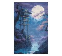 Puzzles 75x50cm/1000pcs pour Adolescents Magic Forest Puzzles pour Adultes Jeux De Détente Découpe De Précision Défi À Compléter 75x50cm/1000pcs
