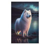Puzzles 75x50cm/1000pcs pour Adolescents Magical Night Dog Portrait Puzzle Adulte Jeu Manuel D'assemblage De Motifs pour Les Jeux 75x50cm/1000pcs