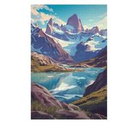 Puzzles 75x50cm/1000pcs pour Adolescents Majestic Patagonia Puzzles À Monter Soi-même, Jouets De Course À La Main, Une Offre Idéale comme Cadeau pour Toute La Famille 75x50cm/1000pcs