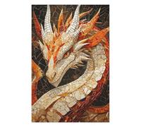 Puzzles 75x50cm/1000pcs pour Adolescents Mysterious Dragon Mosaic Puzzles pour Adultes, Jouet, Décoration Murale, Une Œuvre d'art, Défi Éducatif 75x50cm/1000pcs