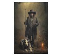 Puzzles 75x50cm/1000pcs pour Adolescents Papa Legba Spirit Puzzles pour Adolescents - Jeu Manuel - Décoration Murale - Cadeaux Anti-Stress 75x50cm/1000pcs