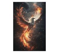Puzzles 75x50cm/1000pcs pour Adolescents Phoenix in Flames Puzzle Jeux De Détente Vacances À La Maison Passer Le Temps pour Les Jeux 75x50cm/1000pcs