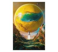 Puzzles 75x50cm/1000pcs pour Adolescents Rocket to A Planet Puzzles pour Adultes Jeux De Détente Découpe De Précision Défi À Compléter 75x50cm/1000pcs