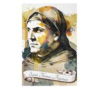 Puzzles 75x50cm/1000pcs pour Adolescents Saint Thomas Aquinas OP Puzzle pour Adultes, Jouet, Décoration Murale, pour S'amuser en Famille, Défi À Relever 75x50cm/1000pcs