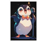Puzzles 75x50cm/1000pcs pour Adolescents Singing Penguin Puzzles pour Adultes Jouets Anti-Stress Cadeaux d'anniversaire pour Les Amis Et La Famille 75x50cm/1000pcs
