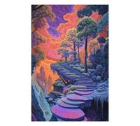 Puzzles 75x50cm/1000pcs pour Adolescents Stairway to Surreal Jeux Relaxants pour Adultes Difficile Difficile Cadeaux pour Les Amis Et La Famille 75x50cm/1000pcs